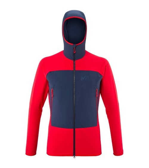 FUSION XCS HOODIE M Rouge-Saphir