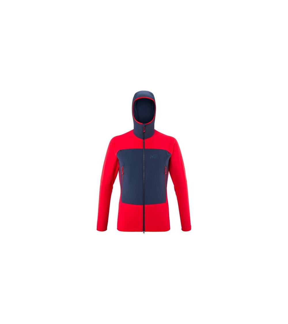 FUSION XCS HOODIE M Rouge-Saphir