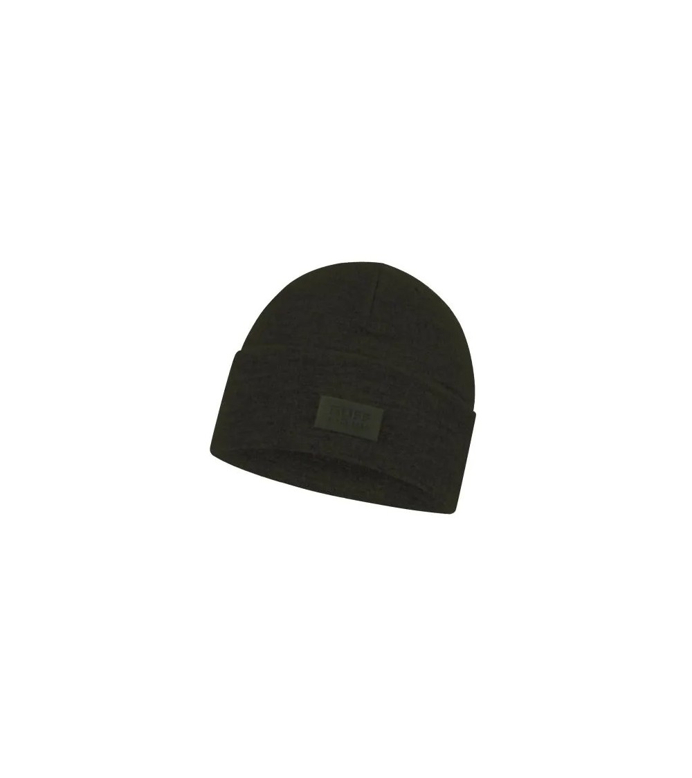 MERINO FLEECE BEANIE Solid Kakhi