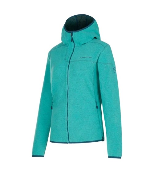 IRIDE HOODY W Lagoon-Storm Blue