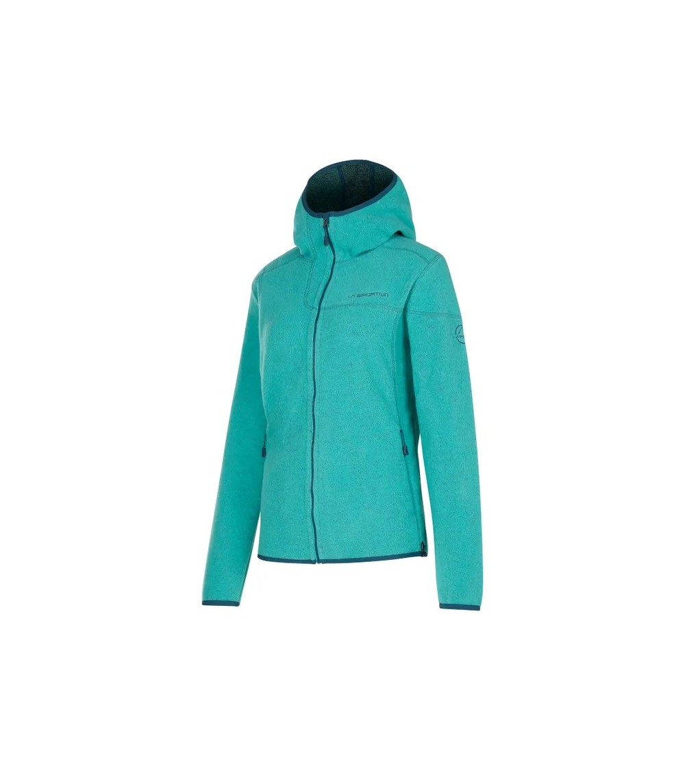 IRIDE HOODY W Lagoon-Storm Blue