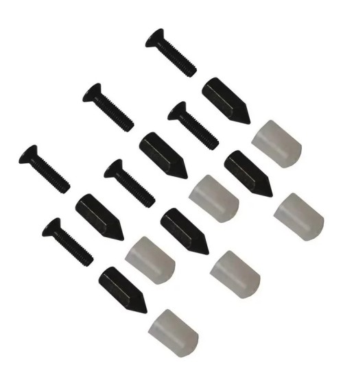 KIT 6 PUNTALI + COPRIPUNTALI + VITI