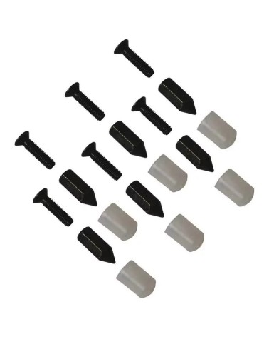 KIT 6 PUNTALI + COPRIPUNTALI + VITI