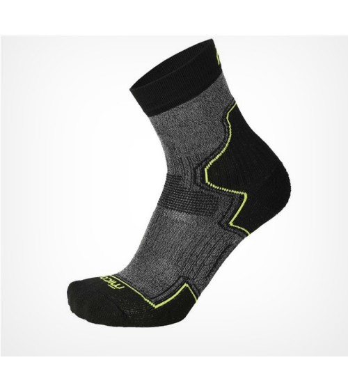 CALZA TREKKING CORTA LIGHT WEIGHT Nero-Giallo Fluo