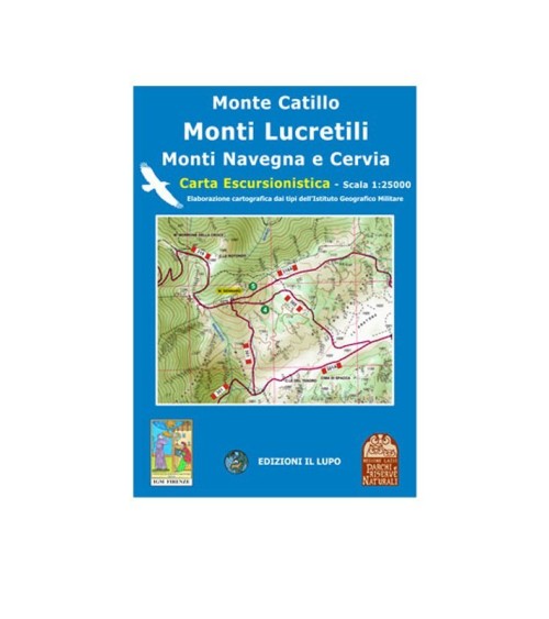 MONTE CATILLO MONTI LUCRETILI MONTI NAVEGNA E CERVIA N°5 - 1:25000