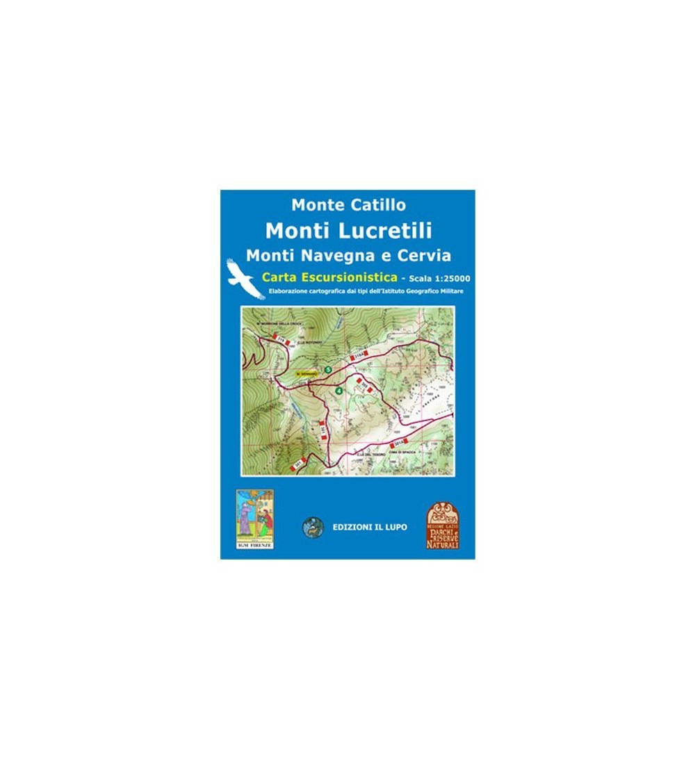 MONTE CATILLO MONTI LUCRETILI MONTI NAVEGNA E CERVIA N°5 - 1:25000