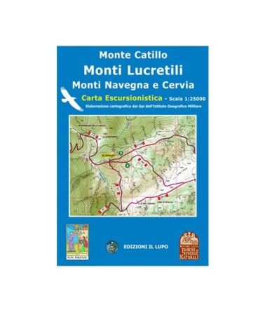 MONTE CATILLO MONTI LUCRETILI MONTI NAVEGNA E CERVIA N°5 - 1:25000