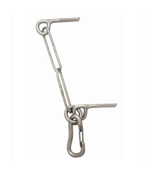 OCCHIELLO RESINATO 1 ANELLO + MOSCHETTONE Inox 316L