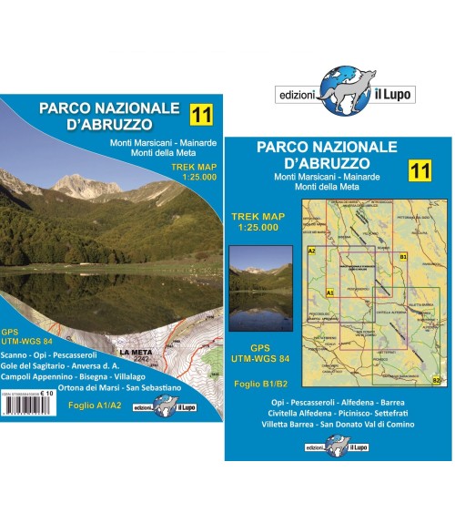 PARCO NAZIONALE D'ABRUZZO N°11 - 1:25000