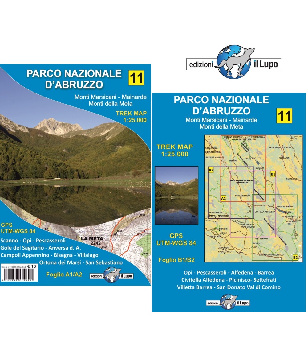 PARCO NAZIONALE D'ABRUZZO N°11 - 1:25000