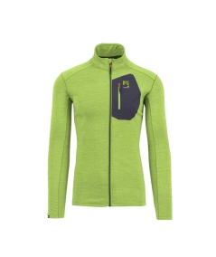 POMEDES FLEECE Jasmine Green-Ombre Blue