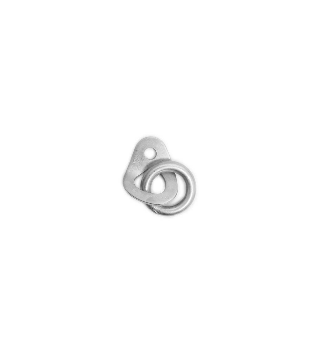 PLACCHETTA INFINITY CON ANELLO FORO 10mm INOX 316L