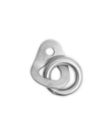 PLACCHETTA INFINITY CON ANELLO FORO 10mm INOX 316L