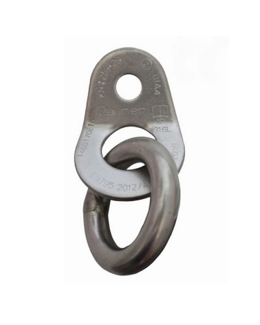 PLACCHETTA WING foro 10 + ANELLO TONDO A316L foro 10