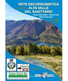 RETE ESCURSIONISTICA ALTA VALLE DEL SAGITTARIO - 1:25000