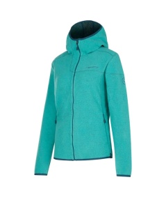 IRIDE HOODY W Lagoon-Storm Blue