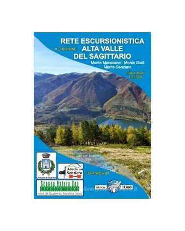 RETE ESCURSIONISTICA ALTA VALLE DEL SAGITTARIO - 1:25000
