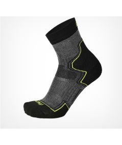 CALZA TREKKING CORTA LIGHT WEIGHT Nero-Giallo Fluo