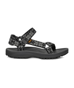 W WINSTED - Sandalo Trekking - Archive Flora Black/Grey
