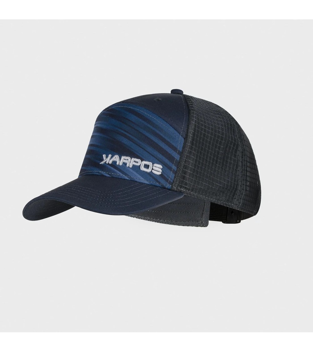 SPASSO TRUCKER CAP Vulcan-Dark slate-Bright white