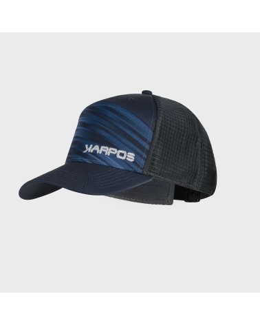 SPASSO TRUCKER CAP Vulcan-Dark slate-Bright white