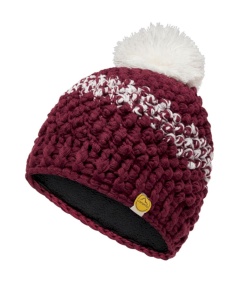 TERRY BEANIE W Redwood-Chalk