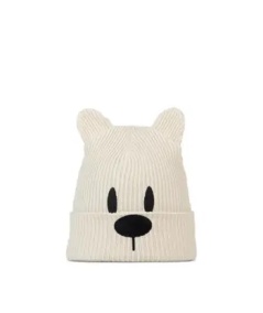 KNITTED BEANIE FUN POLAR BEAR