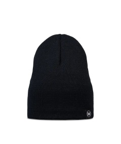 KNITTED & FLEECE BAND BEANIE LILON SHORT Black