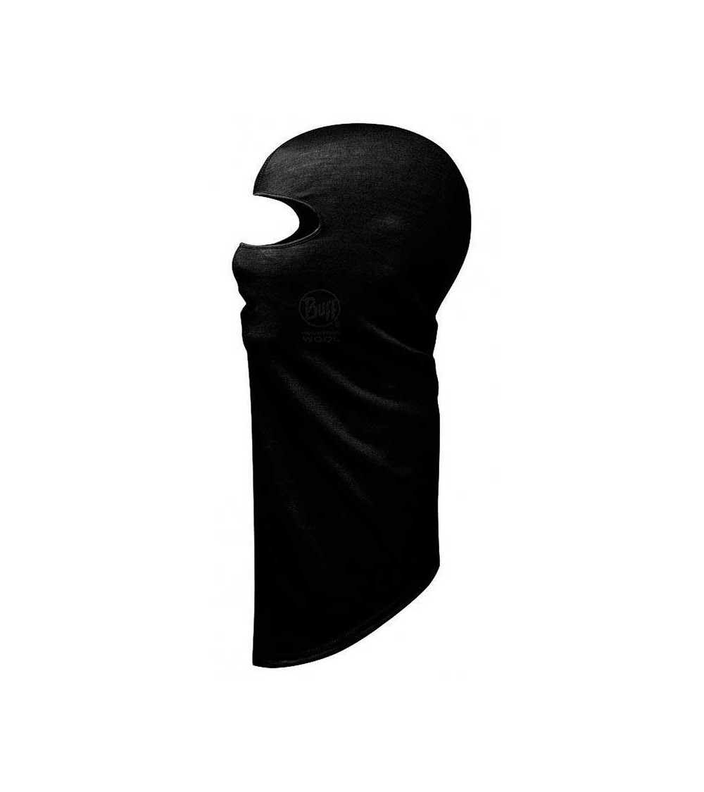 LIGHTWEIGHT MERINO WOOL BALACLAVA Solid Black