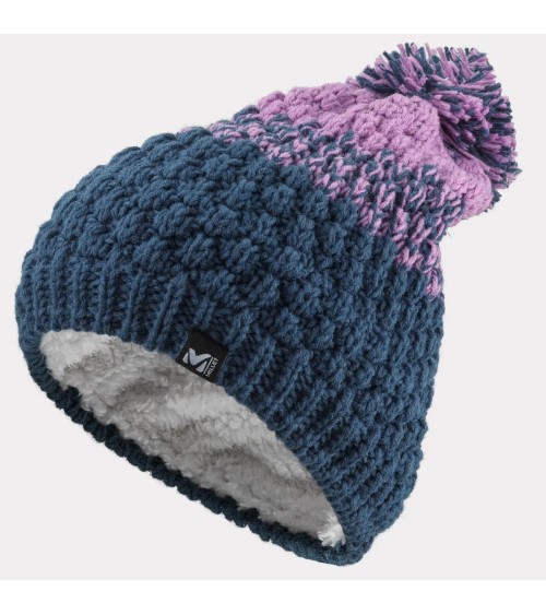 SUNNY BEANIE W Dark Denim-Vibrant Violet