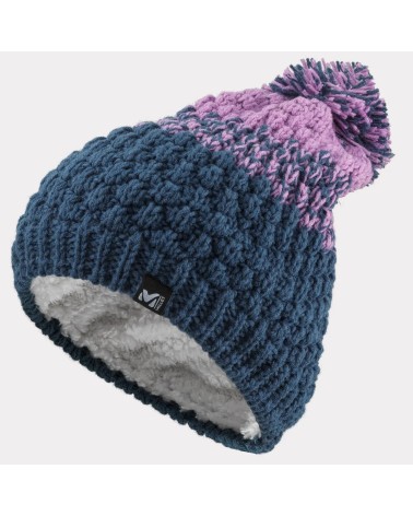 SUNNY BEANIE W Dark Denim-Vibrant Violet