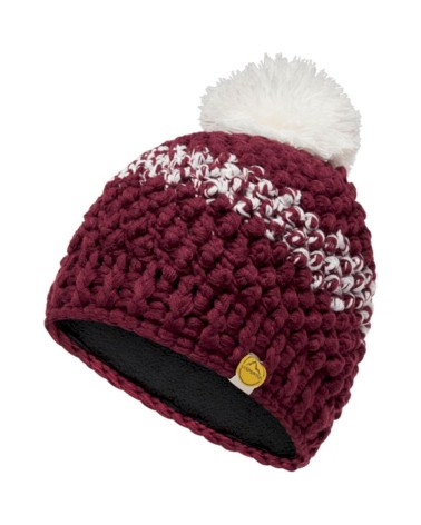 TERRY BEANIE W Redwood-Chalk