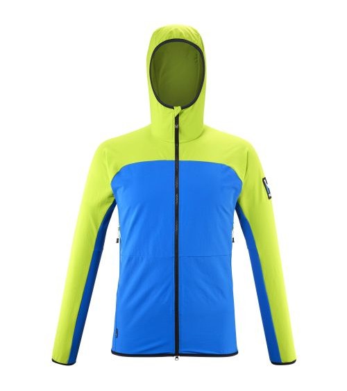 TRILOGY CORDURA HOODIE M Sky Diver-Acid Green