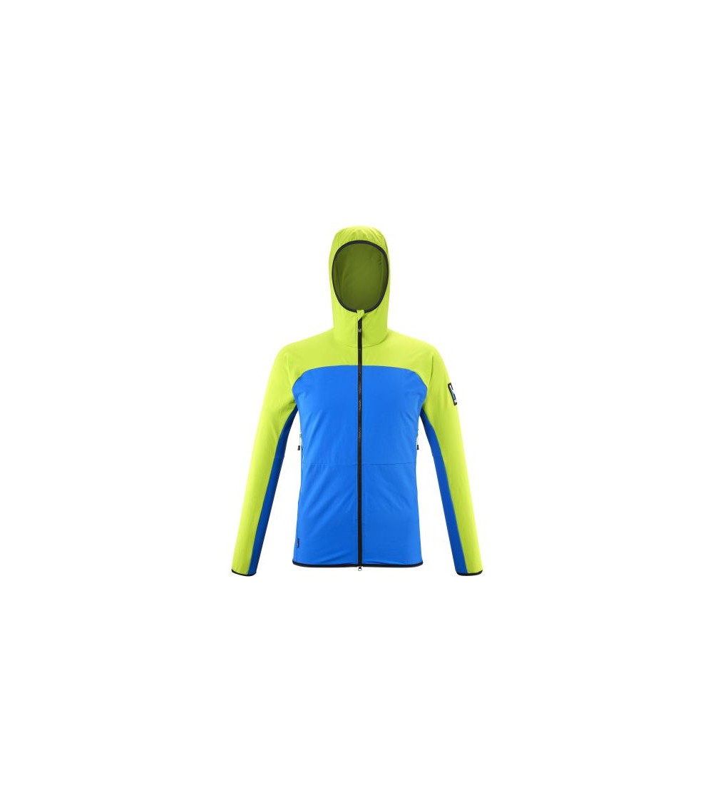 TRILOGY CORDURA HOODIE M Sky Diver-Acid Green