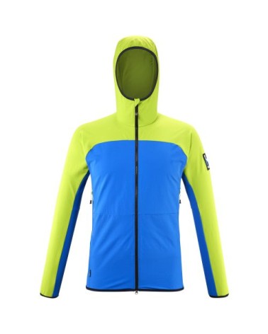 TRILOGY CORDURA HOODIE M Sky Diver-Acid Green