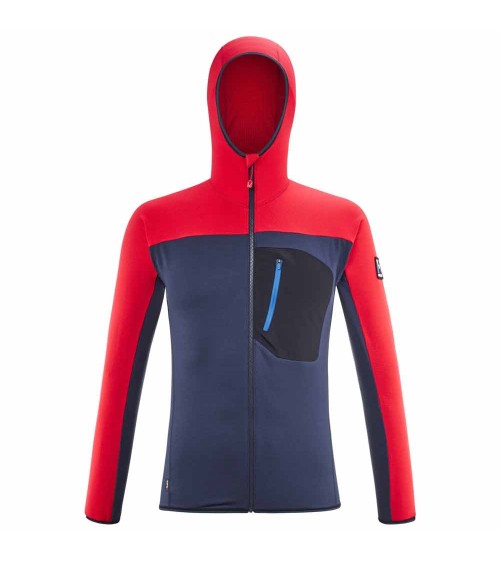 TRILOGY LIGHTGRID HOODIE Saphir-Rouge