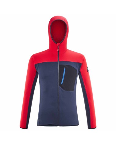 TRILOGY LIGHTGRID HOODIE Saphir-Rouge