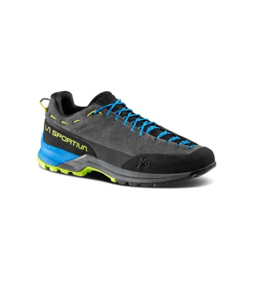 TX GUIDE LEATHER 41.5 Carbon-Lime punch