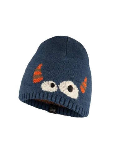 KNITTED HAT KID Bonky Eyes Denim