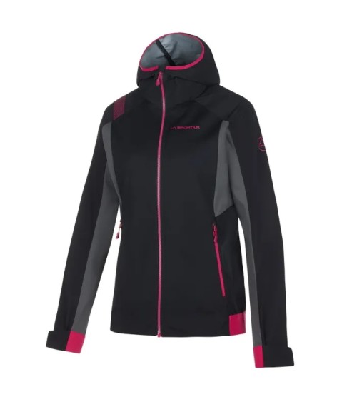 MACNAS SOFTSHELL JKT W Black-Cerise