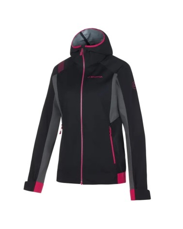 MACNAS SOFTSHELL JKT W Black-Cerise