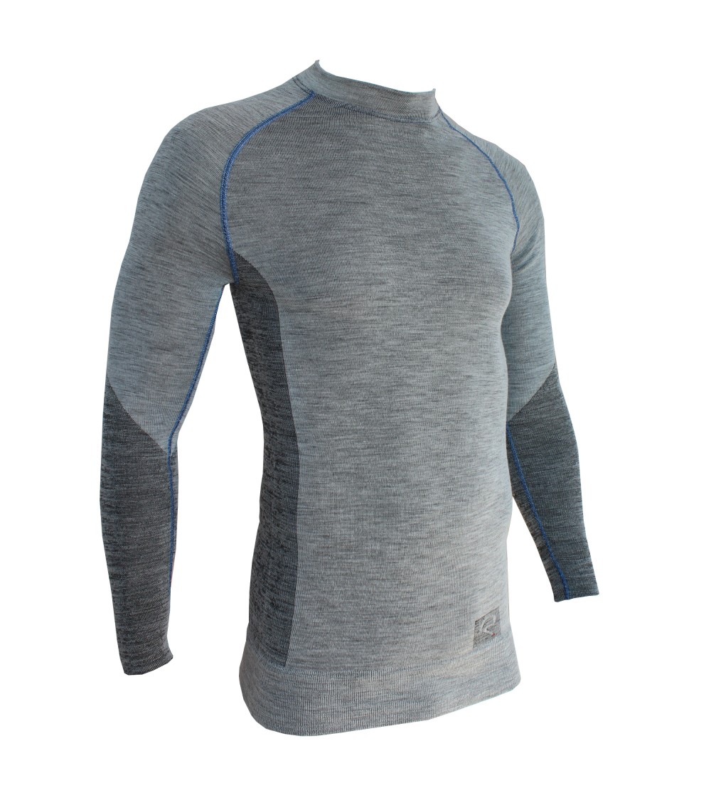 MAGLIA MANICA LUNGA LANA WOOLTECH